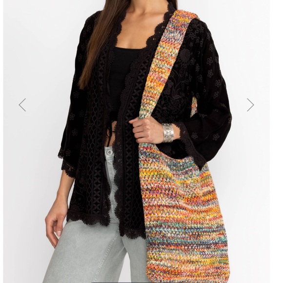 Johnny Was NAHAL Crochet Bag! Gently Used! - Picture 3 of 7